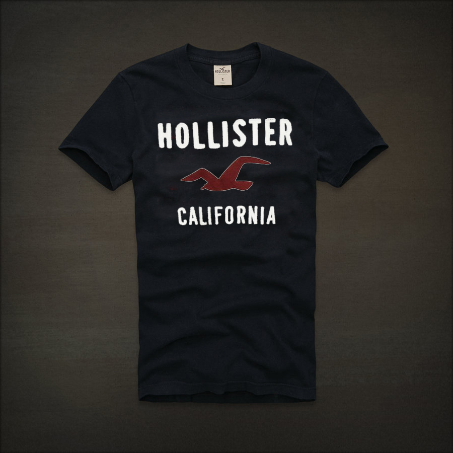 Hollister Hombres De Cuello Redondo Corto Remera HCO4338